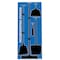 5S Supplies 5S Housekeeping Shadow Board Broom Station Version 1 - Blue Board / Black Shadows No Broom HSB-V1-BLUE-BO - alternate 1